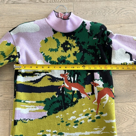 Anthropologie Maeve Fanciful Mock Neck Sweater size XS - Picture 5 of 9